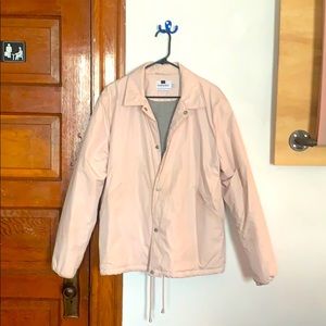 XL TOPMAN Windbreaker in Dusty Pink
